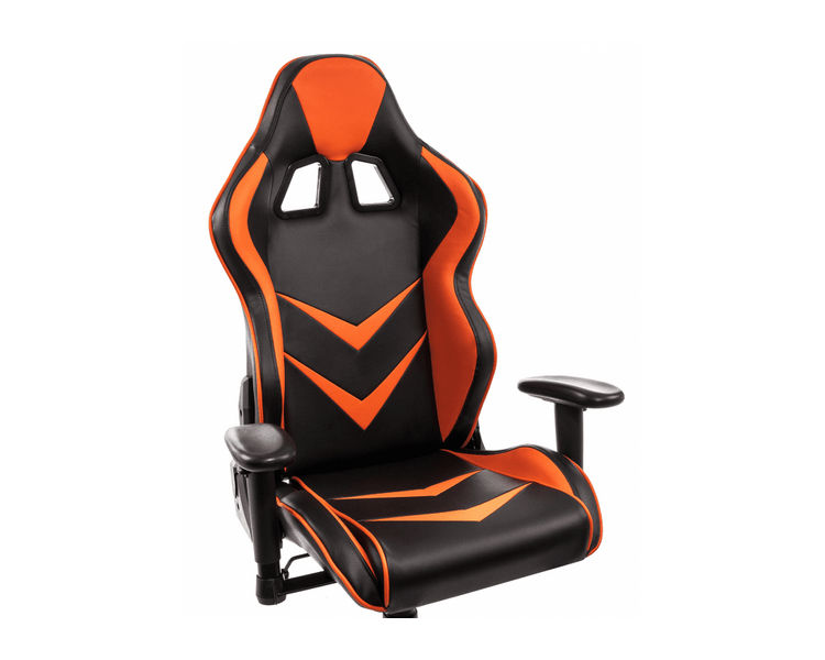 Купить Компьютерное кресло Racer оранжевый, хром, Цвет: оранжевый, фото 6