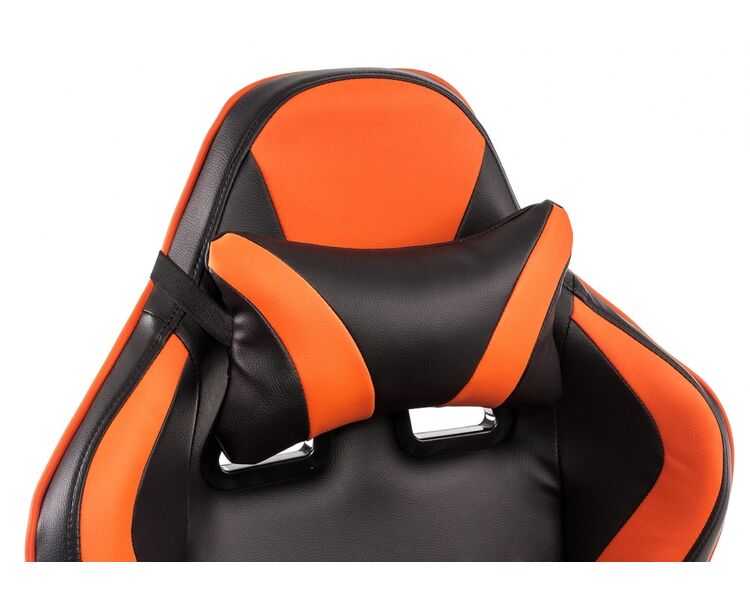 Купить Компьютерное кресло Racer оранжевый, хром, Цвет: оранжевый, фото 9