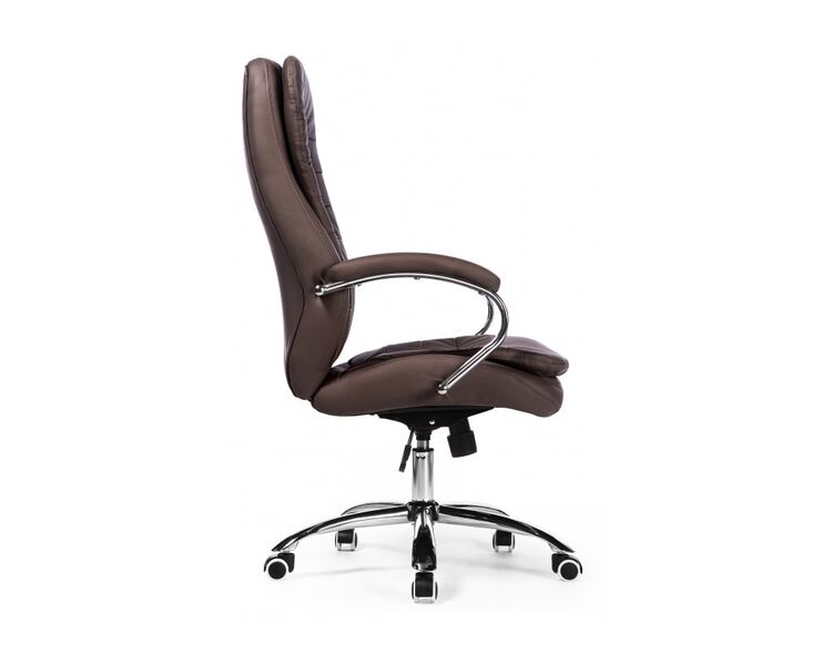 Купить Компьютерное кресло Tomar коричневый, хром, фото 4