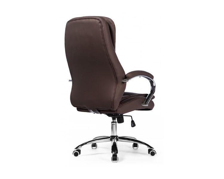 Купить Компьютерное кресло Tomar коричневый, хром, фото 5