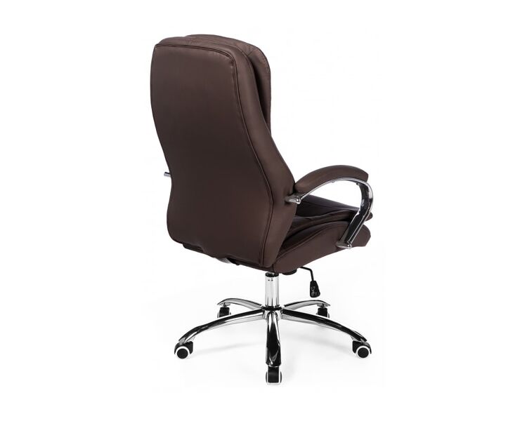 Купить Компьютерное кресло Tomar коричневый, хром, фото 8