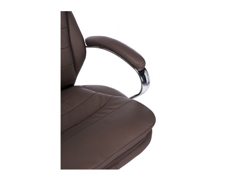 Купить Компьютерное кресло Tomar коричневый, хром, фото 9