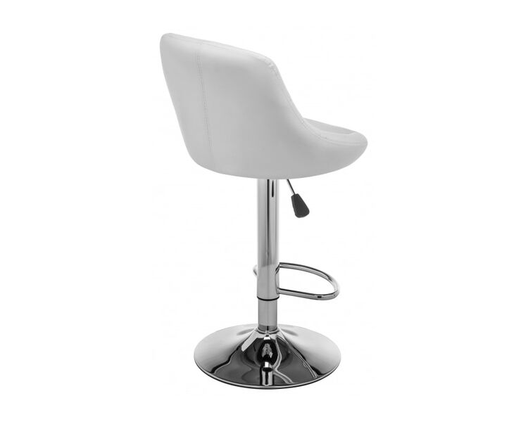 Купить Барный стул Curt белый, хром, Цвет: белый, фото 4