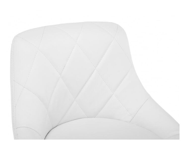 Купить Барный стул Curt белый, хром, Цвет: белый, фото 6