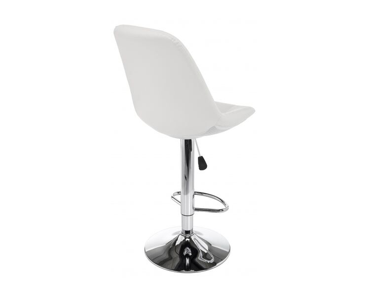 Купить Барный стул Eames экокожа белый, хром, фото 4