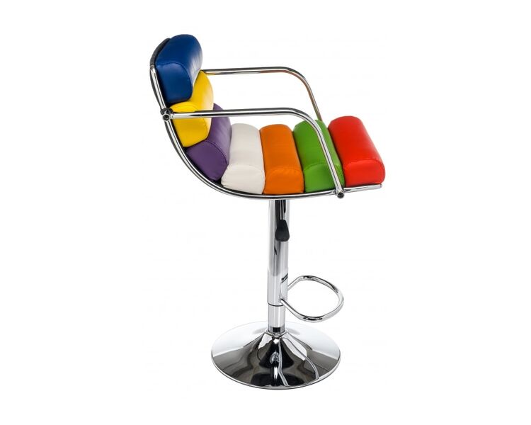 Купить Барный стул Rainbow цветной, хром, фото 3