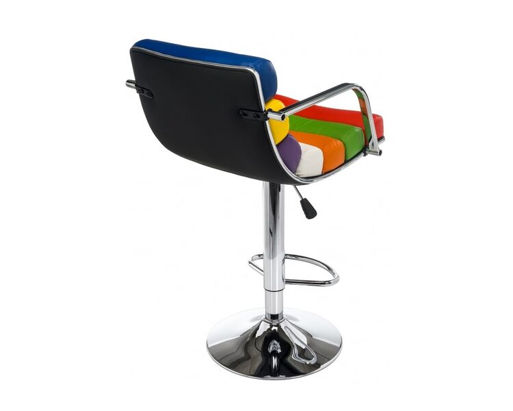 Купить Барный стул Rainbow цветной, хром, фото 4