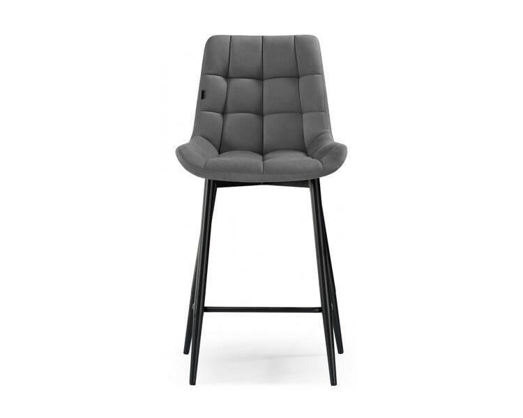 Купить Барный стул Алст серый, черный, Цвет: темно-серый, фото 2