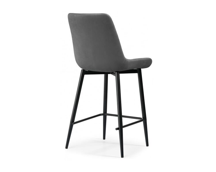 Купить Барный стул Алст серый, черный, Цвет: темно-серый, фото 4