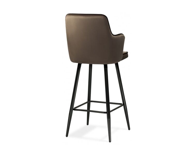 Купить Барный стул Feona коричневый, черный, Цвет: коричневый, фото 4