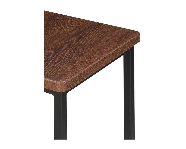 Купить Барный стул Лофт дерево коричневый, черный, Цвет: коричневый, фото 3