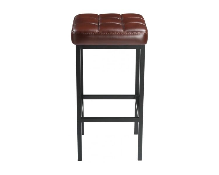 Купить Барный стул Лофт темно-коричневый, черный, Цвет: коричневый, фото 2