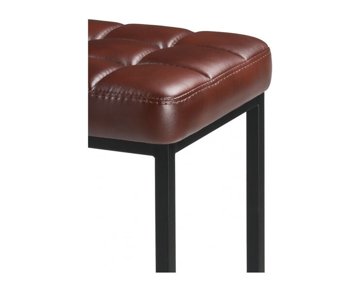 Купить Барный стул Лофт темно-коричневый, черный, Цвет: коричневый, фото 3