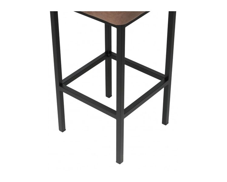 Купить Барный стул Лофт коричневый, черный, Цвет: коричневый, фото 6