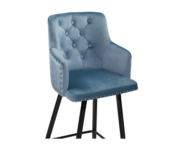 Купить Барный стул Ofir синий, черный, Цвет: синий, фото 5