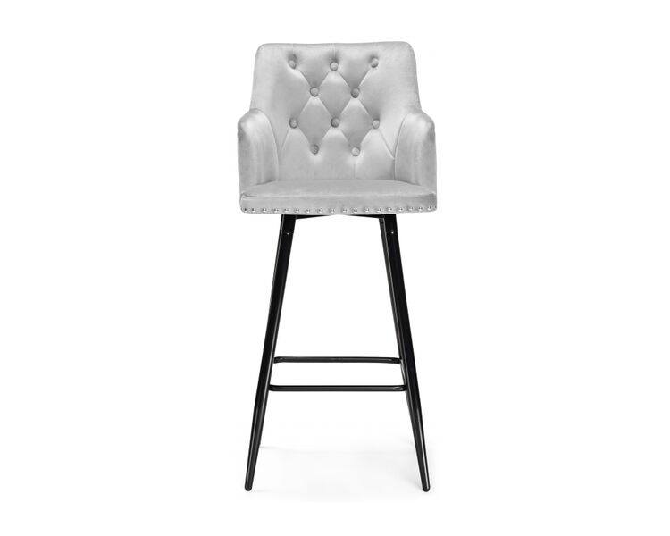 Купить Барный стул Ofir серый, черный, Цвет: серый, фото 2