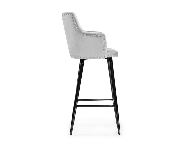Купить Барный стул Ofir серый, черный, Цвет: серый, фото 3
