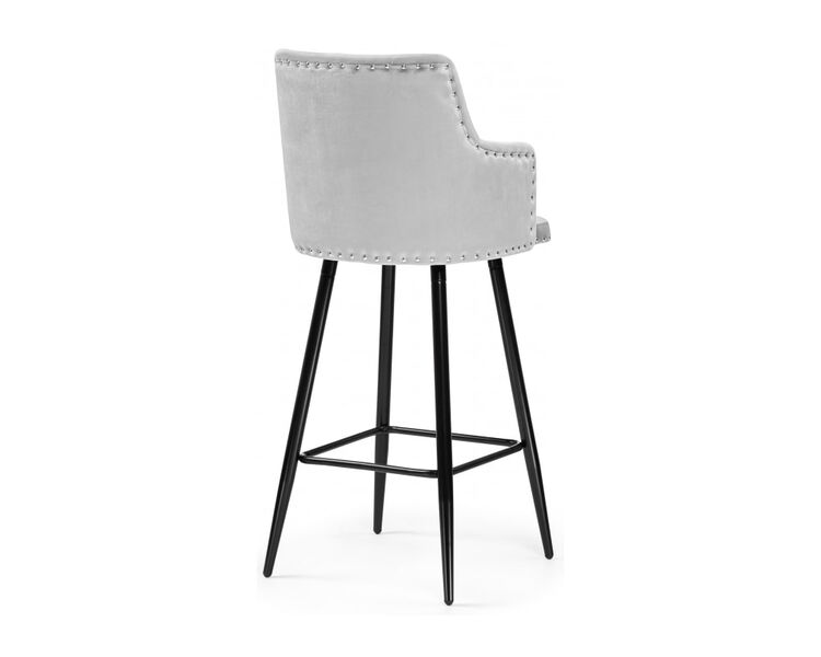 Купить Барный стул Ofir серый, черный, Цвет: серый, фото 4
