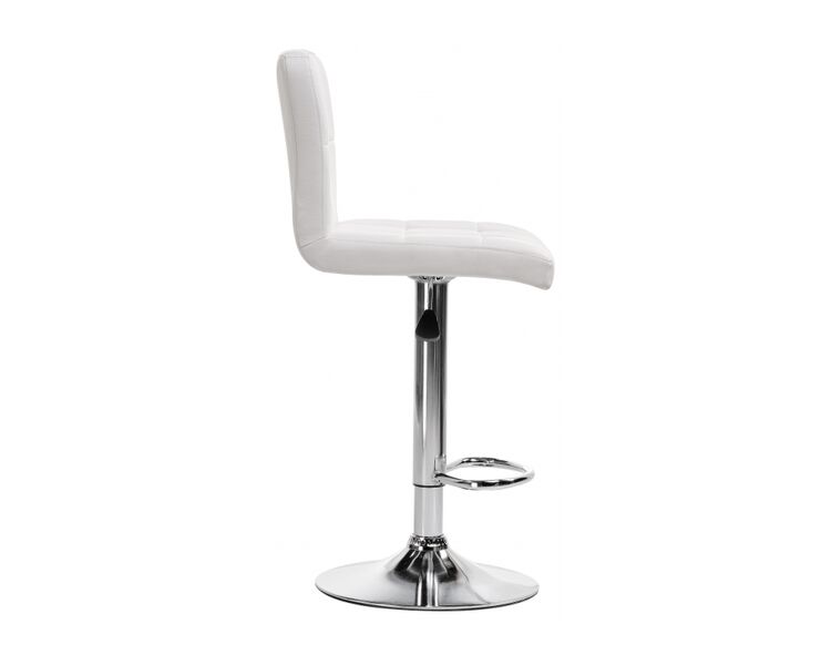 Купить Барный стул Paskal белый, хром, Цвет: белый, фото 3