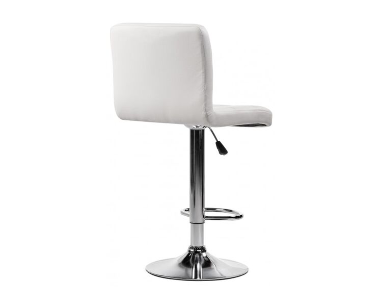 Купить Барный стул Paskal белый, хром, Цвет: белый, фото 4