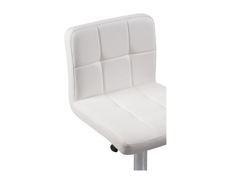 Купить Барный стул Paskal белый, хром, Цвет: белый, фото 5