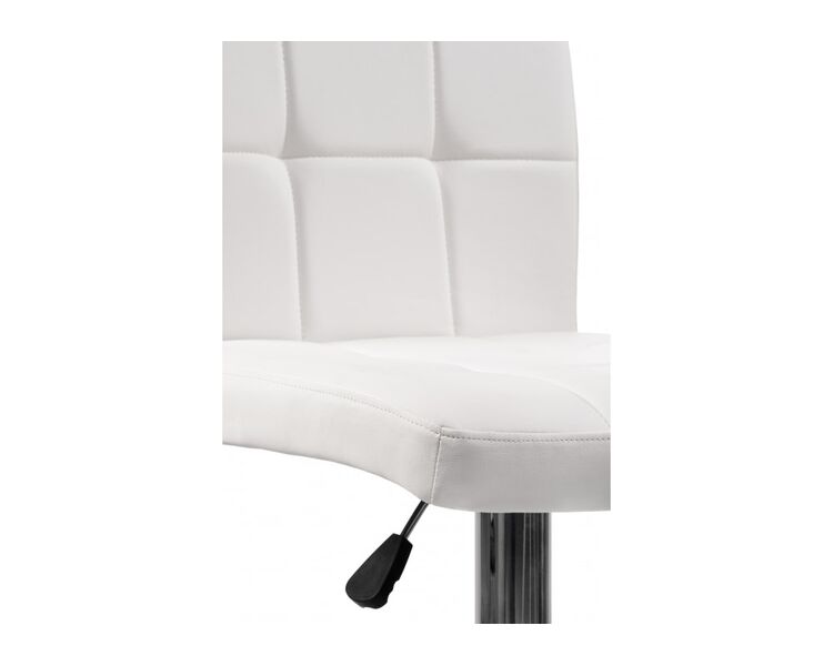 Купить Барный стул Paskal белый, хром, Цвет: белый, фото 6