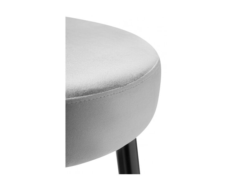 Купить Барный стул Plato 1 светло-серый, черный, Цвет: серый, фото 3