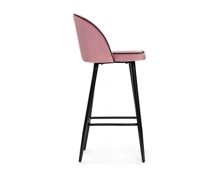 Купить Барный стул Zefir розовый, черный, Цвет: розовый, фото 3