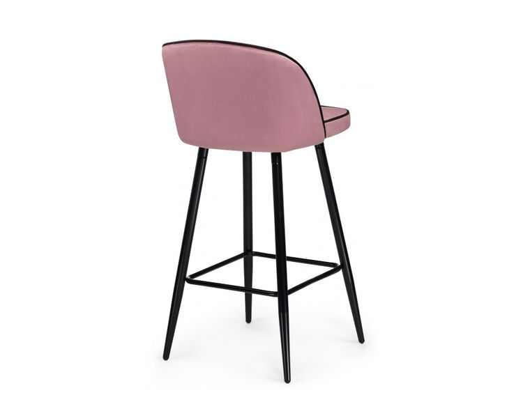 Купить Барный стул Zefir розовый, черный, Цвет: розовый, фото 4