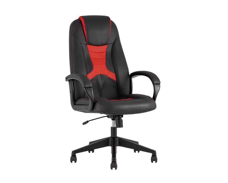 Купить Кресло игровое TopChairs ST-CYBER 8 красный, Цвет: черный/красный