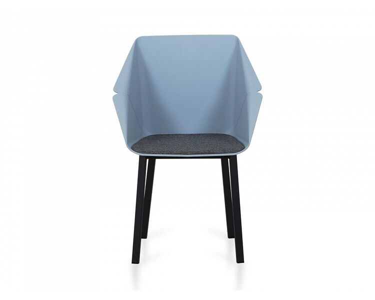 Купить Стул-кресло Donato голубой/черный, Цвет: голубой, фото 2