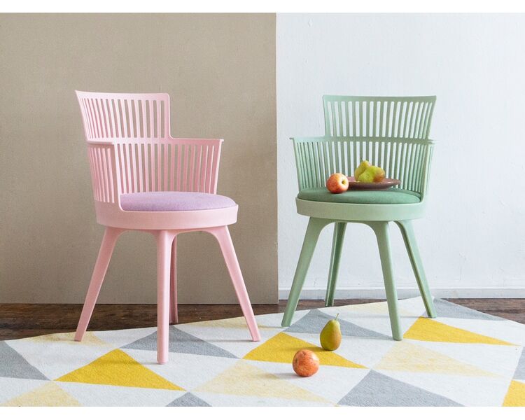 Купить Стул-кресло Tower розовый/цветной, Цвет: розовый, фото 9