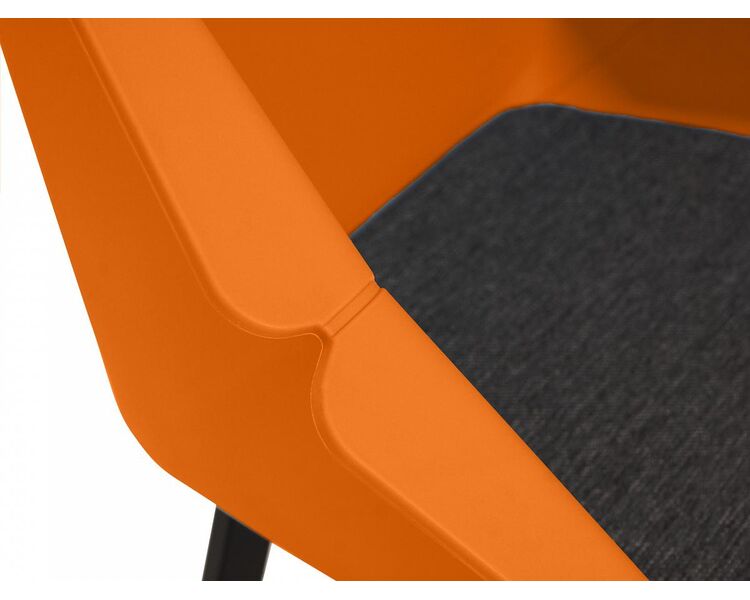 Купить Стул-кресло Donato оранжевый/черный, Цвет: оранжевый, фото 4