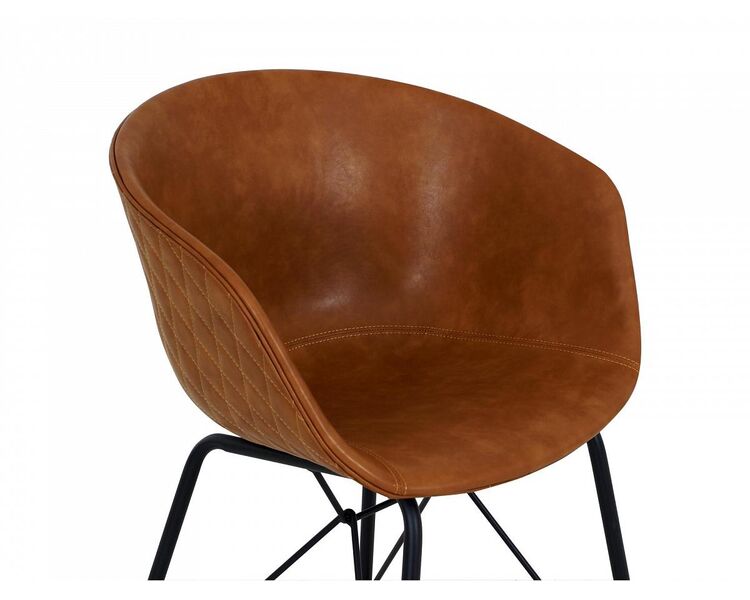 Купить Стул-кресло Just светло-коричневый/черный, Цвет: светло/коричневый, фото 5
