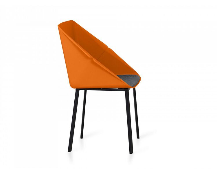 Купить Стул-кресло Donato оранжевый/черный, Цвет: оранжевый, фото 3