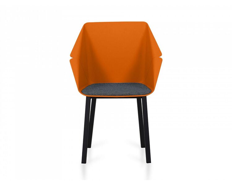 Купить Стул-кресло Donato оранжевый/черный, Цвет: оранжевый, фото 2