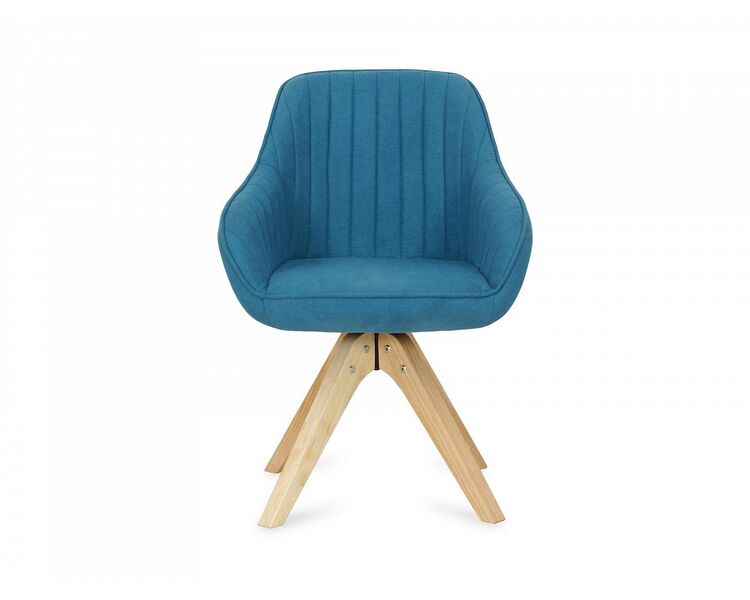 Купить Стул-кресло Raymond синий/натуральный, фото 2