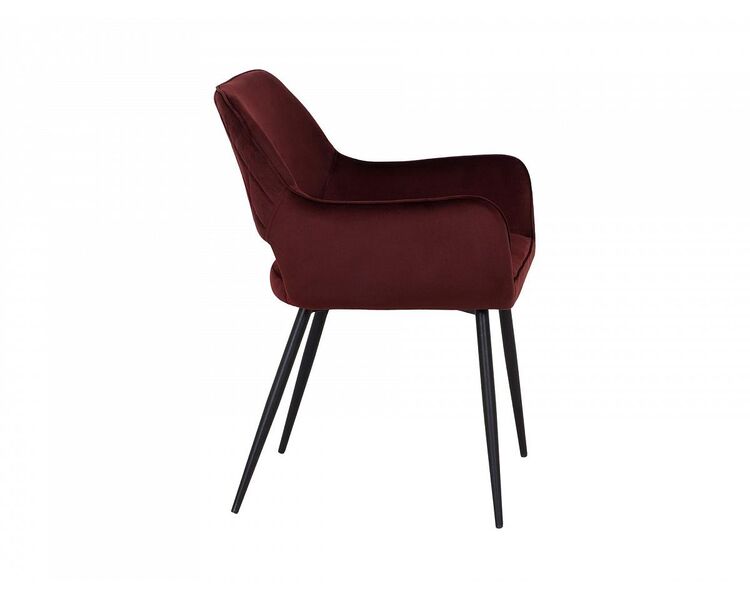Купить Стул-кресло Barri бордовый/черный, Цвет: винный, фото 3