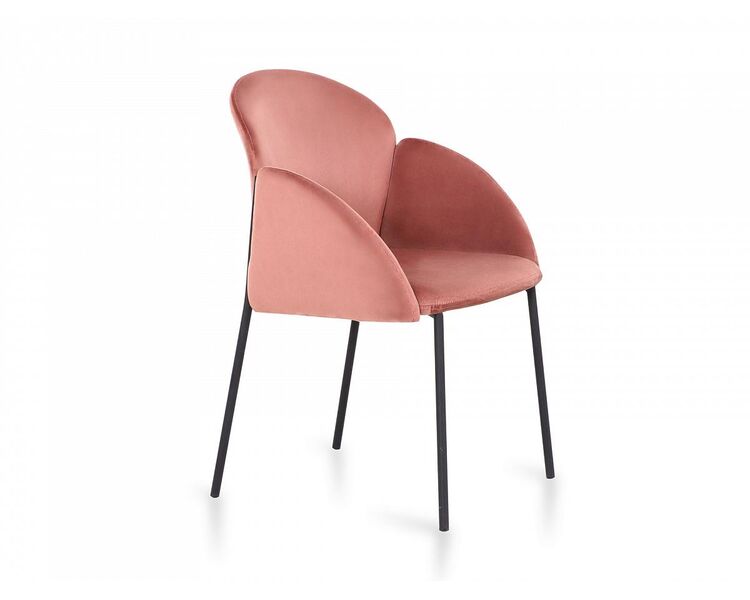 Купить Стул-кресло Enzo розовый/черный, Цвет: серо-розовый, фото 2