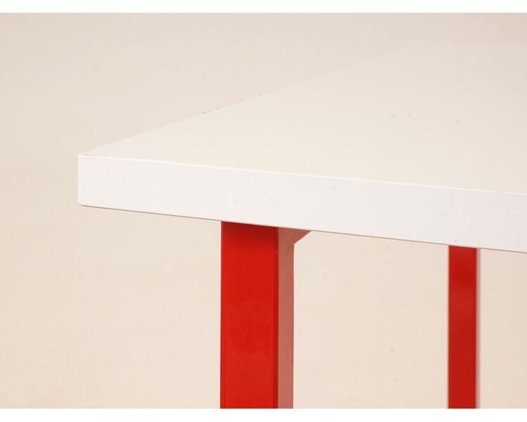 Купить Стол Board 120*50 белый/красный, Варианты цвета: белый, фото 3