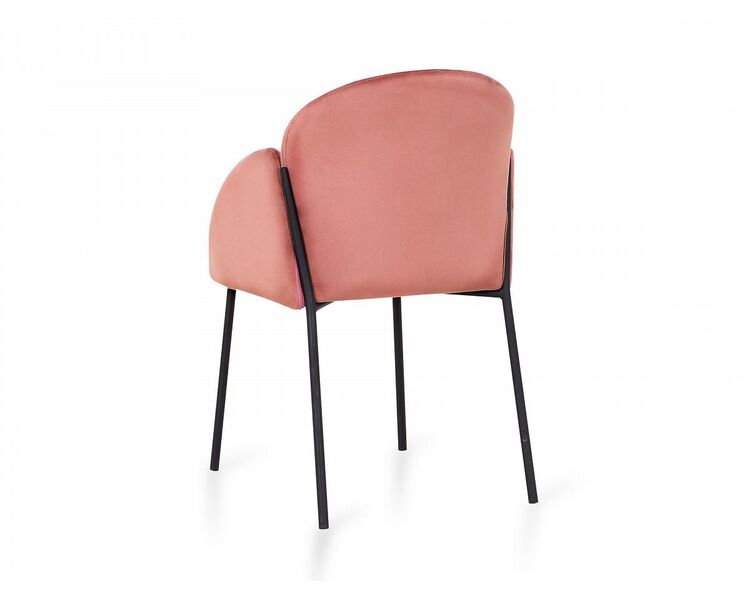 Купить Стул-кресло Enzo розовый/черный, Цвет: серо-розовый, фото 7