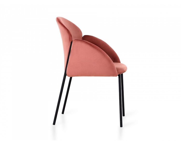Купить Стул-кресло Enzo розовый/черный, Цвет: серо-розовый, фото 4