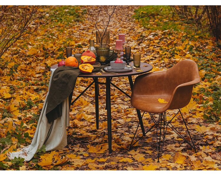 Купить Стул-кресло Lestari светло-коричневый/черный, Цвет: коричневый, фото 9