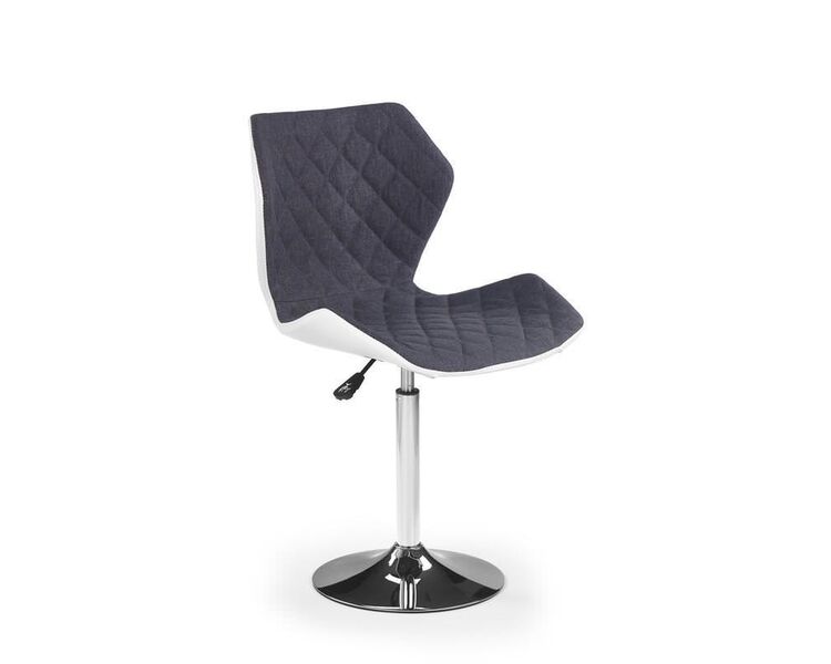 Купить Барный стул Halmar MATRIX 2 бело-серый, Цвет: серый