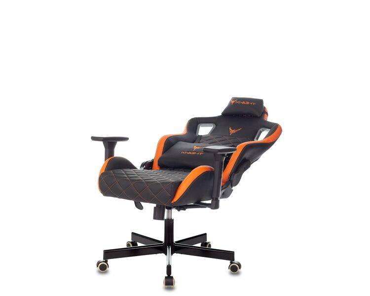 Купить Кресло игровое Knight OUTRIDER оранжевый/черный, Цвет: черный/оранжевый, фото 5