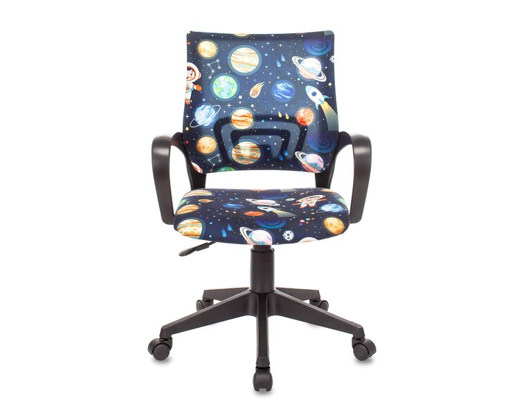Купить Кресло детское Бюрократ BUROKIDS 1 космонавт синий, Цвет: синий, фото 2