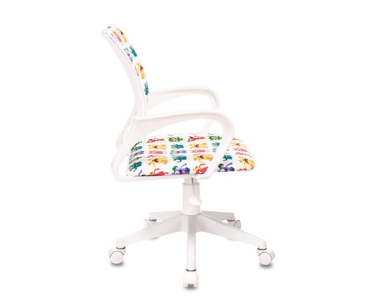 Купить Кресло детское Бюрократ BUROKIDS 1 W монстры белый, Цвет: белый, фото 3