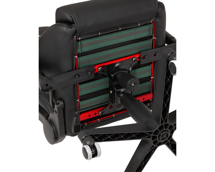 Купить Кресло игровое Zombie Thunder 3X черный/черный, Цвет: черный, фото 14
