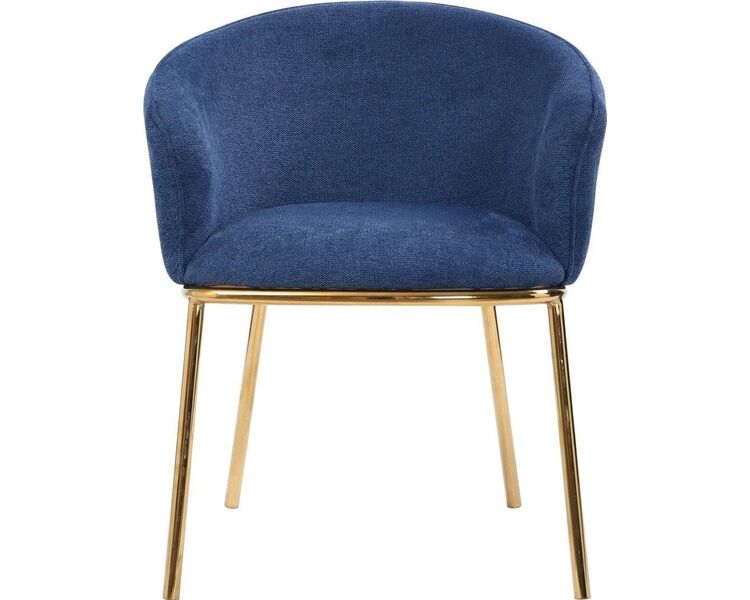 Купить Стул-кресло Duke золото синий, золотой, Цвет: синий, фото 2