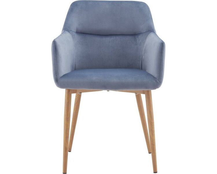 Купить Стул-кресло Rome голубой, светлое дерево, Цвет: голубой, фото 2